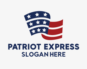 America Veteran Flag  logo design