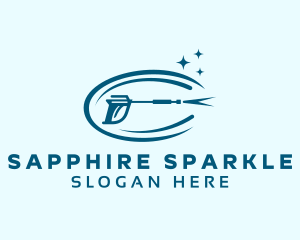 Sparkle Water Wash logo design