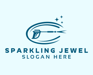 Sparkle Water Wash logo design