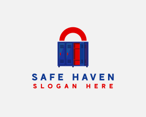 Office Storage Locker logo design