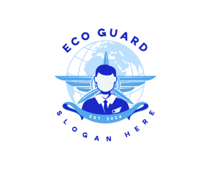 Steward - Global Flight Steward logo design