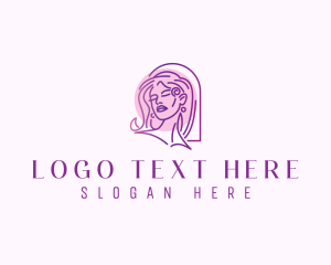 Hairstylist - Natural Woman Salon logo design