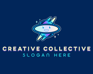 Creative Alien Orbit logo design