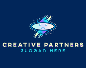 Creative Alien Orbit logo design