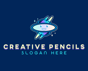 Creative Alien Orbit logo design