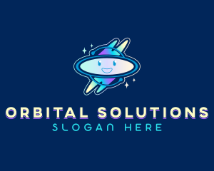 Creative Alien Orbit logo design