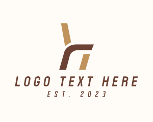 Home Appliance - Furniture Chair Design Letter R logo design