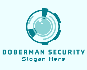 Security Camera Surveillance logo design