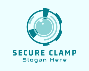 Security Camera Surveillance logo design