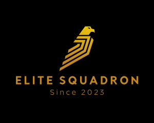 Squadron - Gradient Modern Eagle logo design