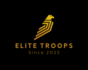 Troops - Gradient Modern Eagle logo design