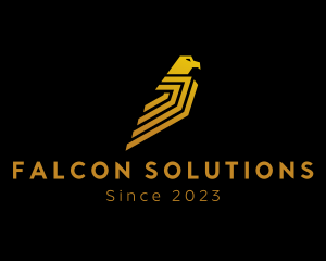 Gradient Modern Eagle logo design