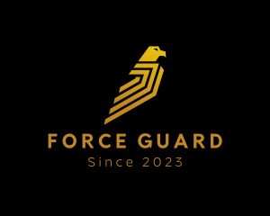 Enforcer - Gradient Modern Eagle logo design