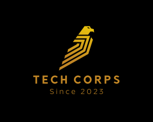 Corps - Gradient Modern Eagle logo design