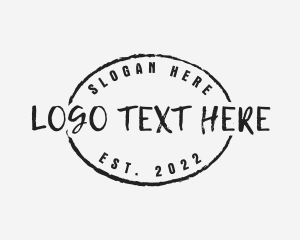 Hippie - Rustic Hipster Business logo design