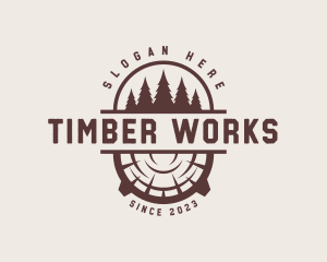 Lumber - Woodworker Tree Lumber logo design