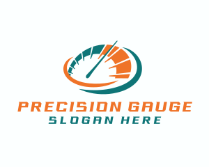 Gauge - Vehicle Speed Meter logo design
