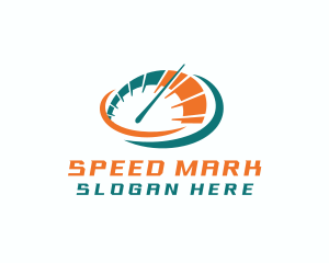 Vehicle Speed Meter logo design