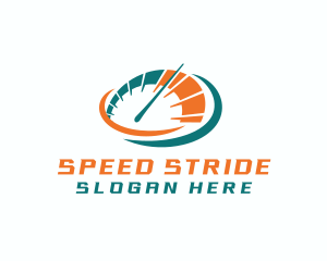 Vehicle Speed Meter logo design