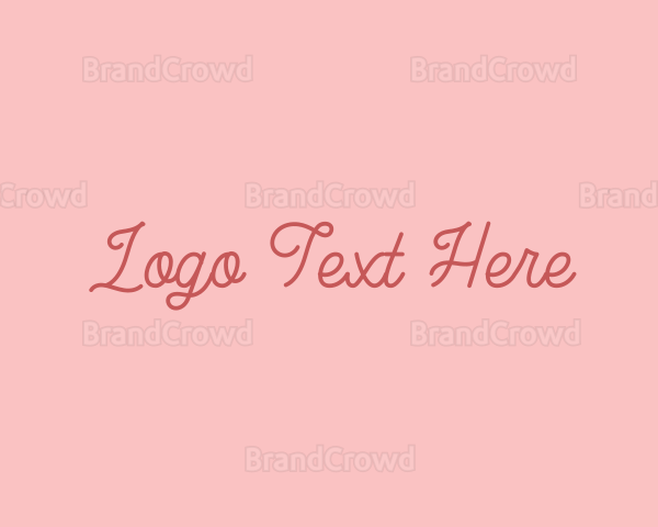 Classic Elegant Cursive Business Logo