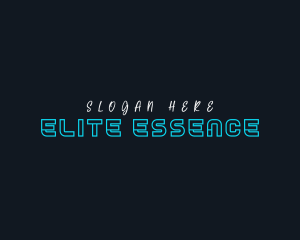 Glow - Neon Lifestyle Business logo design