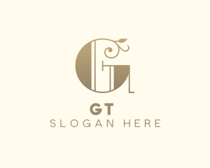 Art Deco Boutique Letter G logo design