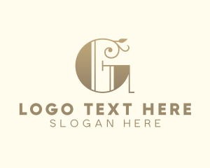 Hotel - Art Deco Boutique Letter G logo design