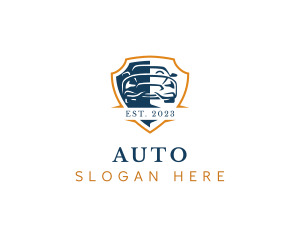 Auto Car Shield logo design