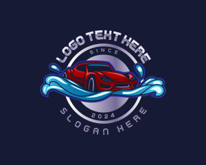 Auto - Car Wash Detailing logo design