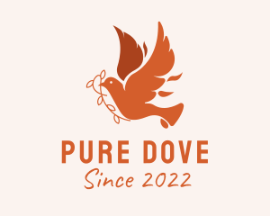 Religion Peace Dove logo design