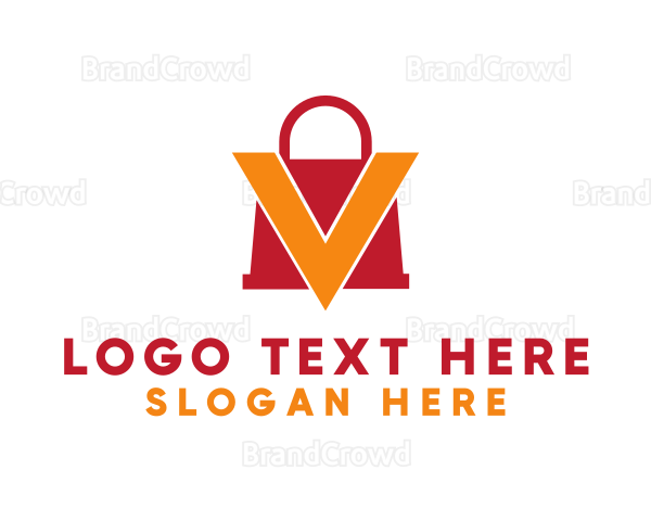 Red Bag V Logo
