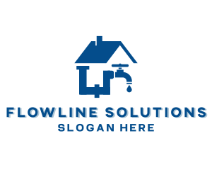 Pipeline - House Plumbing Maintenance logo design