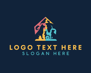 Dog - Veterinary Animal Shelter logo design