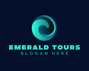 Generic 3D Water Globe  logo design