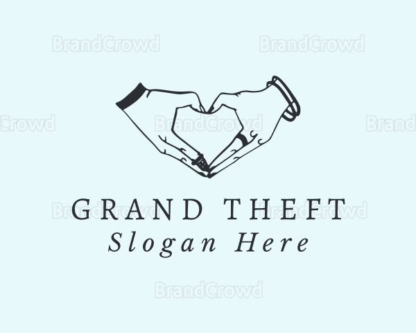 Heart Hands Bracelet Logo