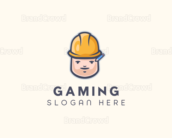 Construction Man Avatar Logo