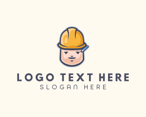 Worker - Construction Man Avatar logo design