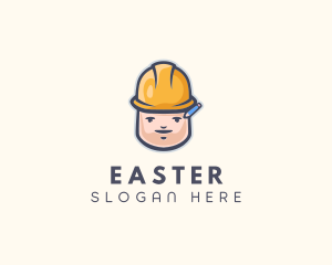 Construction Man Avatar  Logo