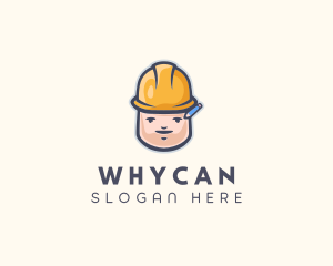 Construction Man Avatar  Logo