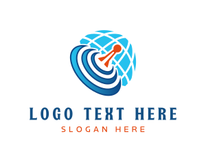 Network - Signal Network Satellite logo design