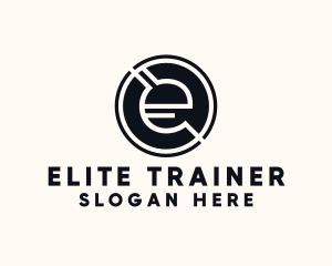 Modern Letter E logo design