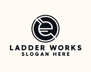 Modern Letter E logo design