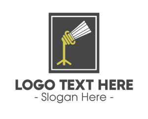 Lawyer - Spotlight Beam Pillar logo design