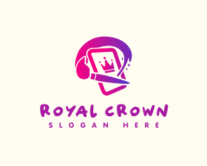 Royal Crown Artistic Artworks logo design