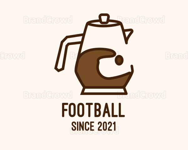 Brown Coffee Pitcher Logo