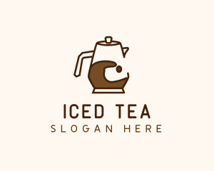 Brown Coffee Pitcher  logo design