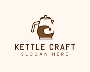 Brown Coffee Pitcher  logo design