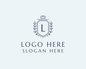 Education Institution Letter Crest logo design