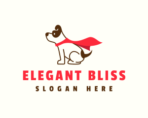 Super Hero Pet Dog Logo