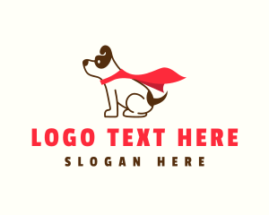 Super Hero Pet Dog Logo